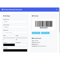 Özel Barkod Oluşturucu